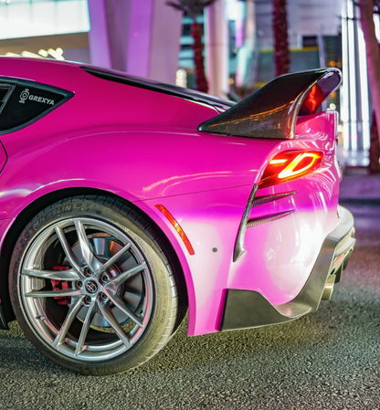 Rexpeed 2020+ Supra GR V1 Carbon Fiber Rear Canards | TS103 - JDMuscleCanardsTS103