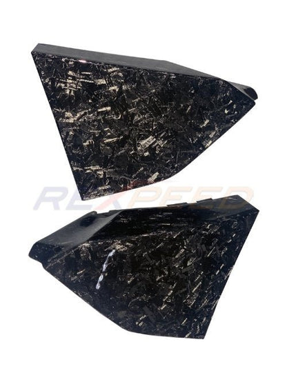 Rexpeed 2020+ Supra GR V1 Forged Carbon Rear Bumper Side Spats | TS07FC / TS07FCM - JDMuscleBody KitsTS07FCGloss