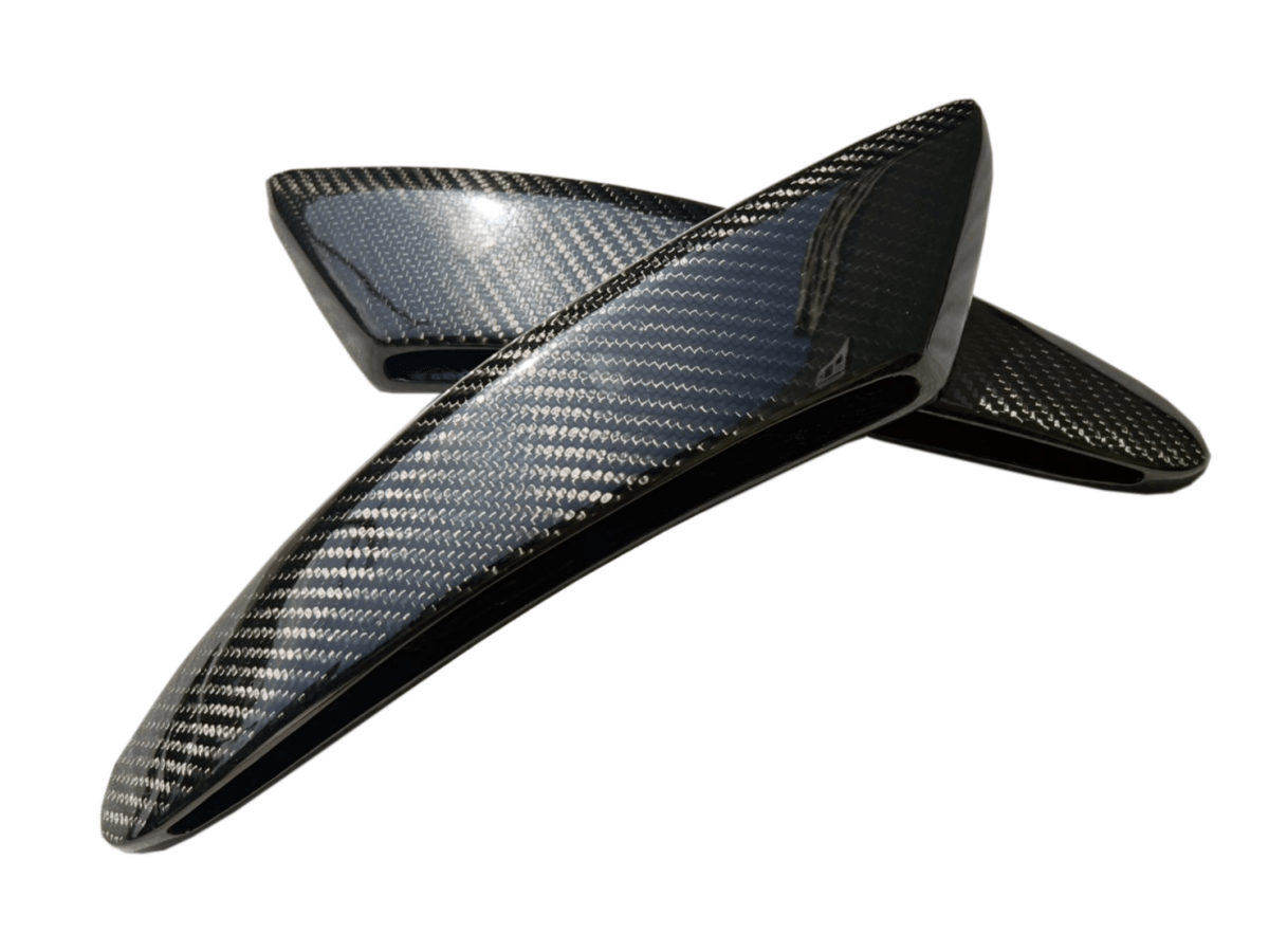 Rexpeed 2020+ Supra GR V2 Carbon Fiber Bonnet Ducts Replacement | TS67 | TS67M - JDMuscleDuctsTS67Gloss Black