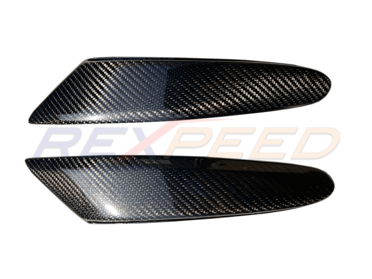 Rexpeed 2020+ Supra GR V2 Carbon Fiber Bonnet Ducts Replacement | TS67 | TS67M - JDMuscleDuctsTS67Gloss Black