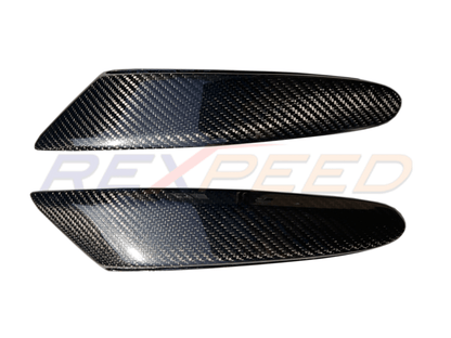 Rexpeed 2020+ Supra GR V2 Carbon Fiber Bonnet Ducts Replacement | TS67 | TS67M - JDMuscleDuctsTS67Gloss Black
