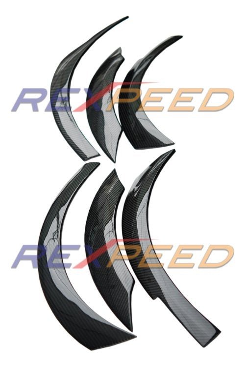 Rexpeed 2020+ Supra GR V2 Carbon Fiber Fender Trim Kit | Gloss | TS13 - JDMuscleTrim KitsTS13