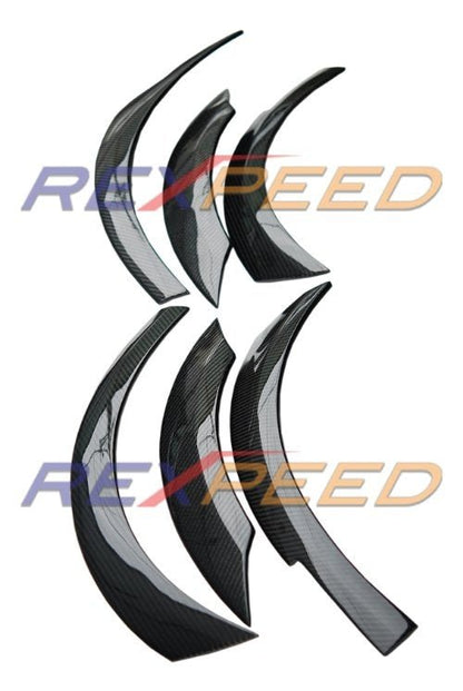 Rexpeed 2020+ Supra GR V2 Carbon Fiber Fender Trim Kit | Gloss | TS13 - JDMuscleTrim KitsTS13