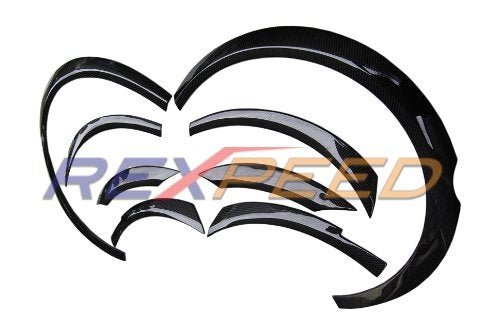 Rexpeed 2020+ Supra GR V2 Carbon Fiber Fender Trim Kit | Gloss | TS13 - JDMuscleTrim KitsTS13