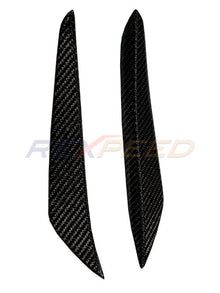 Rexpeed 2020+ Supra GR V2 Carbon Fiber Front Canards | Matte | TS54M - JDMuscleCanardsTS54M