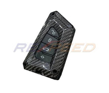 Rexpeed 2020+ Supra GR V2 Carbon Fiber Key Fob Cover | Dark Grey | TS53 - JDMuscleKey Chains and LanyardsTS53