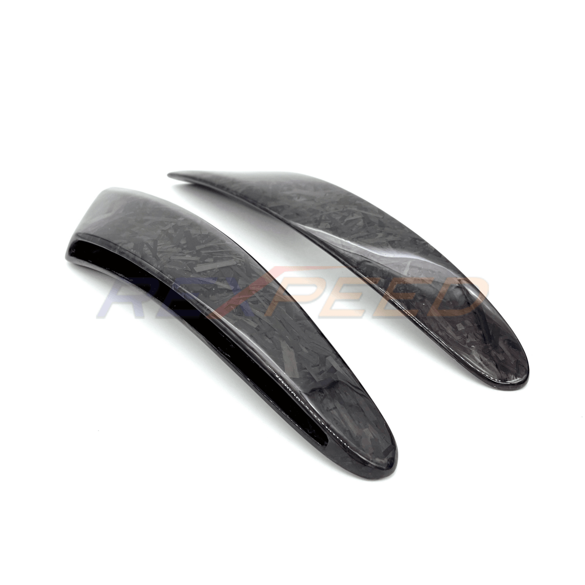 Rexpeed 2020+ Supra GR V2 Forged Carbon Bonnet Ducts Replacement | Gloss | TS67FC - JDMuscleDuctsTS67FC