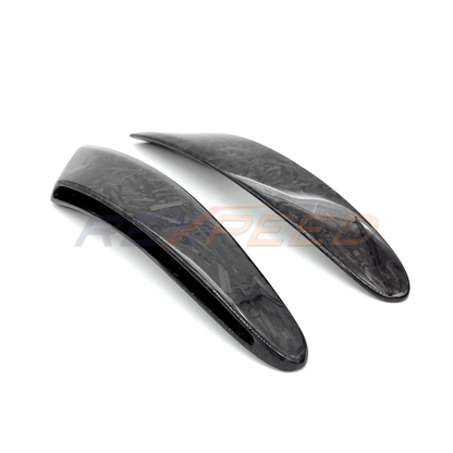 Rexpeed 2020+ Supra GR V2 Forged Carbon Bonnet Ducts Replacement | Gloss | TS67FC - JDMuscleDuctsTS67FC