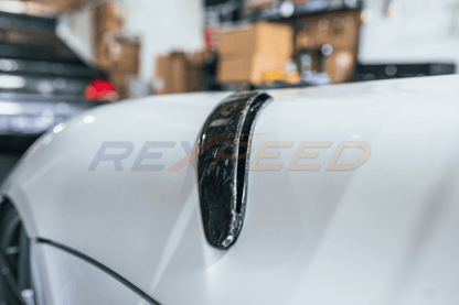 Rexpeed 2020+ Supra GR V2 Forged Carbon Bonnet Ducts Replacement | Gloss | TS67FC - JDMuscleDuctsTS67FC