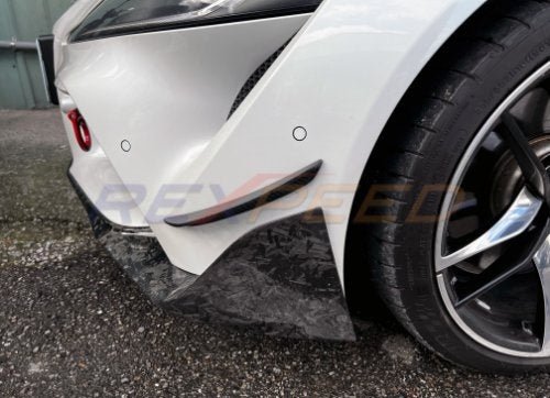 Rexpeed 2020+ Supra GR V2 Forged Carbon Front Canards | Gloss | TS54FC - JDMuscleCanardsTS54FC