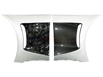 Rexpeed 2020+ Supra GR V2 Paint + Carbon Front Fender Duct Panel | TS50 / TS50M - JDMuscleExterior GarnishesGlossWhite Metallic (D01)