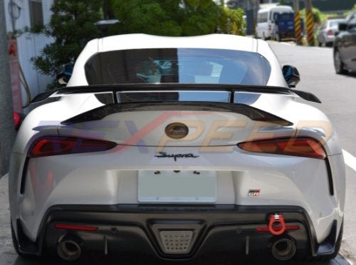 Rexpeed 2020+ Supra GR V3 Carbon Fiber Rear Wing | TS29 / TS29M - JDMuscleSpoilers and WingsTS29Gloss