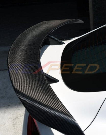 Rexpeed 2020+ Supra GR V3 Carbon Fiber Rear Wing | TS29 / TS29M - JDMuscleSpoilers and WingsTS29Gloss