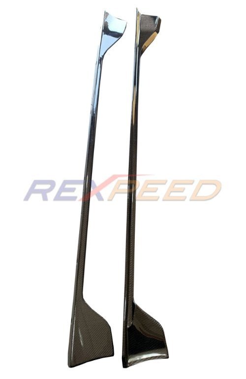 Rexpeed 2020+ Supra GR V3 Carbon Fiber Side Skirt Extension | TS24 / TS24M - JDMuscleSide SkirtsTS24Gloss