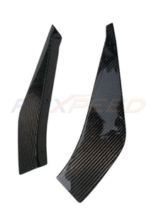 Rexpeed 2020+ Supra GR V5 Forged Carbon Front Canards | TS44FC / TS44FCM - JDMuscleCanardsTS44FCGloss