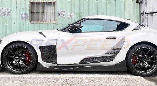 Rexpeed 2020+ Supra GR V8 Carbon Fiber Side Skirts | TS93 - JDMuscleSide SkirtsTS93