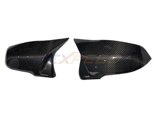 Rexpeed 2020+ Supra GR V9 Dry Carbon Mirror Cap Full Replacements | Matte | TS74M - JDMuscleExterior GarnishesTS74M