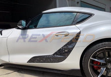 Rexpeed 2020+ Supra V1 Forged Carbon Side Door Garnish | Matte | TS08FCM - JDMuscleExterior GarnishesREXTS08FCM