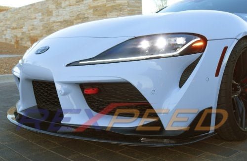 Rexpeed 2020+ Supra V2 Carbon Fiber Splitter | TS09 / TS09M - JDMuscleFront Wind SplitterTS09Gloss