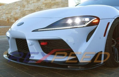 Rexpeed 2020+ Supra V2 Carbon Fiber Splitter | TS09 / TS09M - JDMuscleFront Wind SplitterTS09Gloss