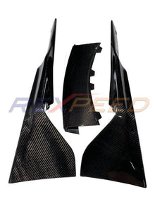 Rexpeed 2020+Supra GR V1 Carbon Fiber Front Splitter | TS05 / TS05M - JDMuscleFront Wind SplitterTS05Gloss