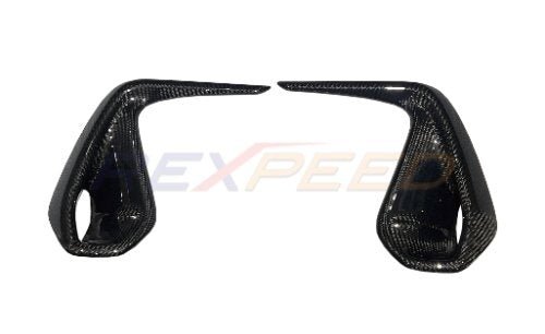 Rexpeed 2022+ BRZ Dry Carbon Front Side Duct Cover | for NO LED light model only. | FR96 - JDMuscleDuctsFR96