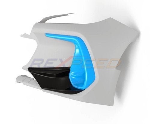 Rexpeed 2022+ BRZ Dry Carbon Front Side Duct Cover | for NO LED light model only. | FR96 - JDMuscleDuctsFR96
