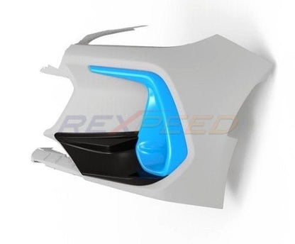Rexpeed 2022+ BRZ Dry Carbon Front Side Duct Cover | for NO LED light model only. | FR96 - JDMuscleDuctsFR96