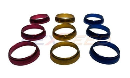 Rexpeed 2022+ GR86 / BRZ Alloy Center Control AC Ring Knob Cover | Blue | FR75C - JDMuscleKnobs and ButtonsFR75C