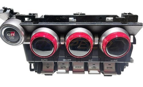 Rexpeed 2022+ GR86 / BRZ Alloy Center Control AC Ring Knob Cover | Red | FR75A - JDMuscleKnobs and ButtonsFR75A