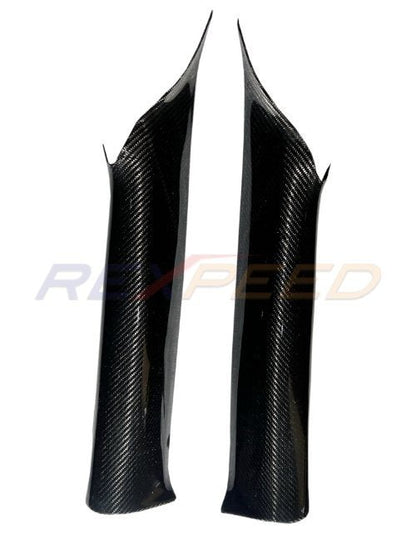 Rexpeed 2022+ GR86 / BRZ Carbon Fiber Interior A - Pillar Covers | FR94 - JDMuscleTrim KitsFR94