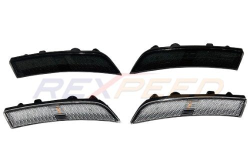 Rexpeed 2022+ GR86 / BRZ Flat Side Marker Lights | Smoky Black | FR125M - JDMuscleMarker LightsFR125M