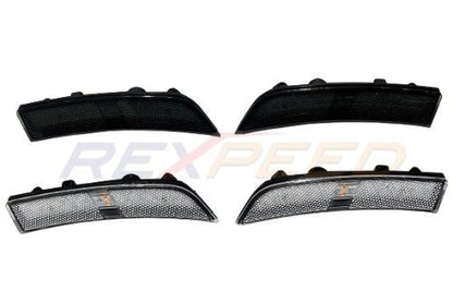 Rexpeed 2022+ GR86 / BRZ Flat Side Marker Lights | Smoky Black | FR125M - JDMuscleMarker LightsFR125M
