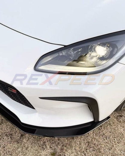 Rexpeed 2022+ GR86 / BRZ V2 Carbon Fiber Splitter | FR76 - JDMuscleFront Wind SplitterFR76
