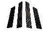 Rexpeed 2022+ GR86/BRZ Carbon Fiber Exterior & Interior A Pillar Trim | FR53 - JDMuscleTrim KitsFR53