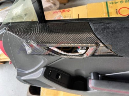 Rexpeed 2022+ GR86/BRZ Dry Carbon Door Trim Cover Set | FR122 - JDMuscleTrim KitsFR122