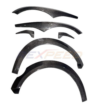 Rexpeed 2022+ GR86/BRZ V3 Carbon Fiber Fender Trim Kit | FR105 - JDMuscleTrim KitsFR105