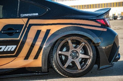 Rexpeed 2022+ GR86/BRZ V3 Carbon Fiber Fender Trim Kit | FR105 - JDMuscleTrim KitsFR105