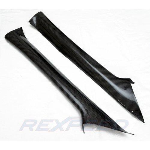 Rexpeed A-Pillar Carbon Covers - 2015+ WRX/STI-G22-G22-Trim Kits-Rexpeed-JDMuscle