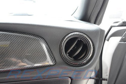 Rexpeed AC Carbon Fiber Vent Trim Full Replacement Subaru BRZ 2013+ Scion FR - S 2013+ | FR39 - JDMuscleTrim KitsFR39