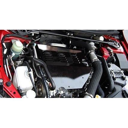 Rexpeed Black Engine Cover | 2008-2015 Mitsubishi Evo X (R164)-REX R164-R164-Engine Covers-Rexpeed-JDMuscle