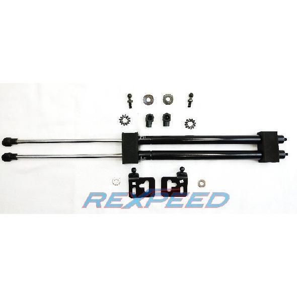 Rexpeed Black Series Hood Dampers | 2002-2006 Acura RSX (AC01)-REX AC01-REX AC01-Hood Dampers-Rexpeed-JDMuscle