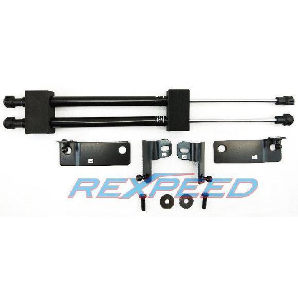 Rexpeed Black Series Hood Dampers | 2006-2015 Mazda MX-5 Miata (MZ02B)-REX MZ02B-REX MZ02B-Hood Dampers-Rexpeed-JDMuscle