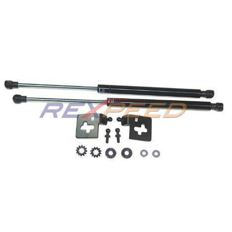 Rexpeed Black Series Hood Dampers | 2006-2015 Toyota Tacoma (TY01B)-REX TY01B-REX TY01B-Hood Dampers-Rexpeed-JDMuscle