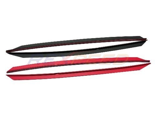 Rexpeed BRZ 2022+ V1 EPDM Splitter Spoiler | Red | FR63P - R - JDMuscleSpoilers and WingsFR63P-R