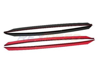 Rexpeed BRZ 2022+ V1 EPDM Splitter Spoiler | Red | FR63P - R - JDMuscleSpoilers and WingsFR63P-R