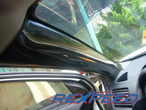 Rexpeed Carbon A Pillar Mitsubishi Evo X 2008 - 2015 | R160 - JDMuscleExterior GarnishesR160