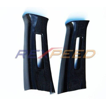 Rexpeed Carbon B-Pillar Covers - 2015+ WRX/STI-G47-G47-Trim Kits-Rexpeed-JDMuscle