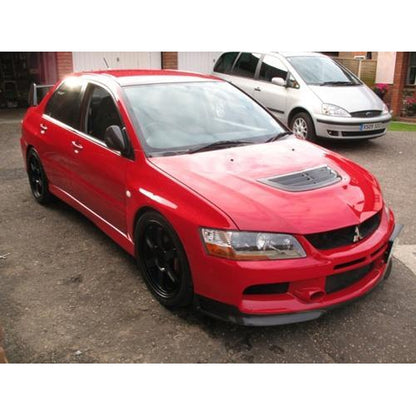 Rexpeed Carbon Fiber Bonnet Vent | 2003-2006 Mitsubishi Evolution 8/9 (R53)-REX R53-REX R53-Hood Scoops / Vents-Rexpeed-JDMuscle