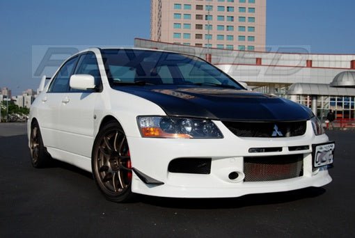 Rexpeed Carbon Fiber Canards Mitsubishi Evo 9 2005 - 2007 | R04 - JDMuscleCanardsR04